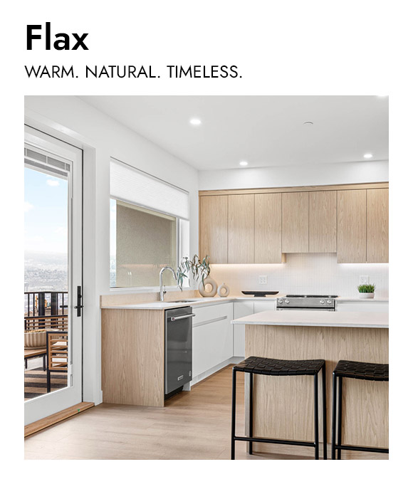 Ladera Townhomes Flax interior colour palette