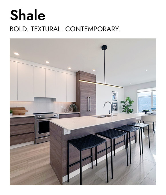 Ladera Townhomes Shale interior colour palette